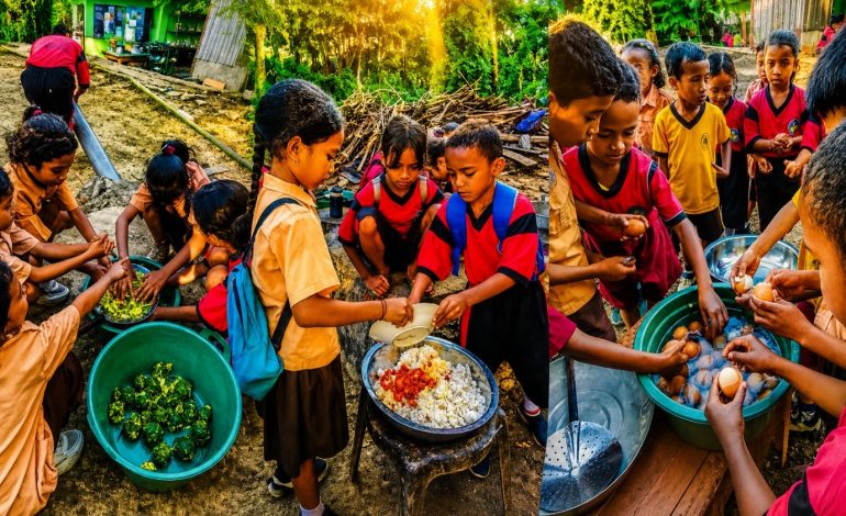 Belajar Memasak, Belajar Berkarya di SD GMIT Oehani