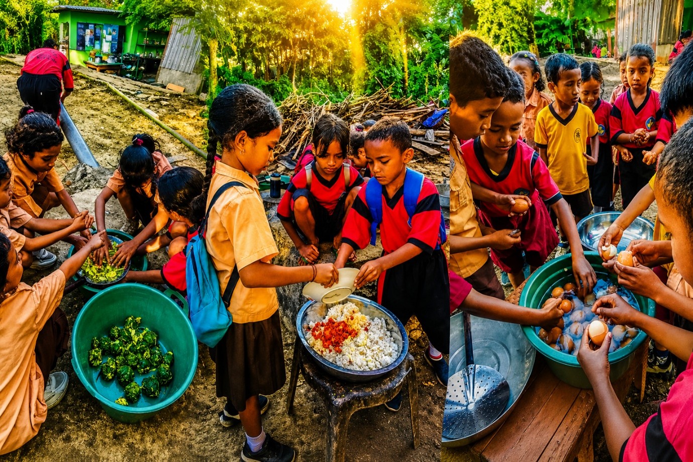 Belajar Memasak, Belajar Berkarya di SD GMIT Oehani