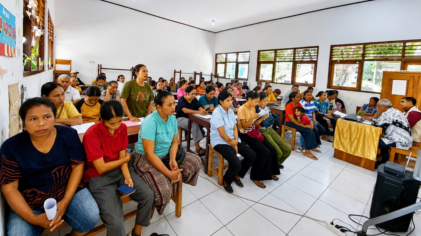 RAPAT PENERIMAAN RAPORT SD GMIT OEHANI BERLANGSUNG PENUH KEKELUARGAAN, GURU DAN ORANG TUA BERSINERGI UNTUK KEMAJUAN SISWA