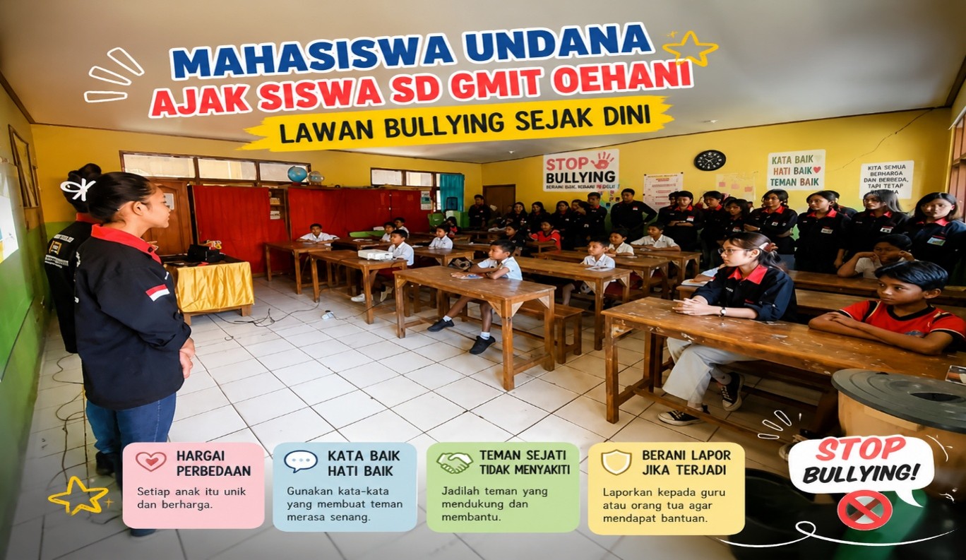 Mahasiswa Undana Ajak Siswa SD GMIT Oehani Lawan Bullying Sejak Dini