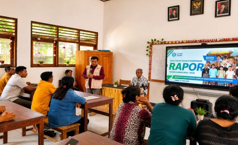 Pak Ino, Alumni LPDP, Soroti Dampak Digitalisasi di SD GMIT Oehani