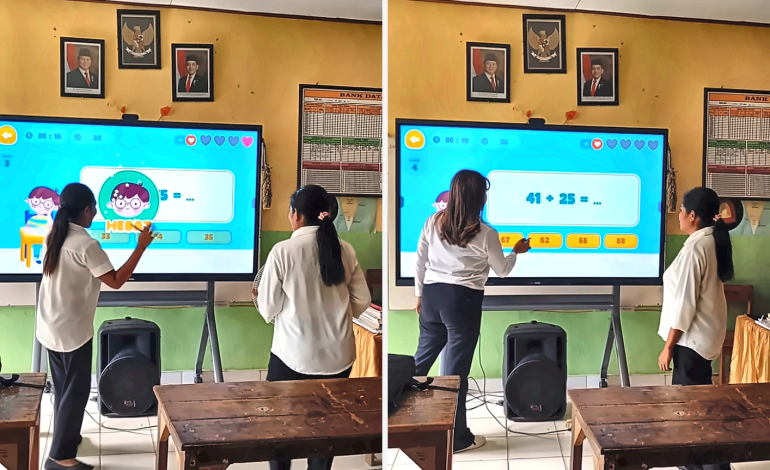 Pendampingan Pembelajaran Interaktif dengan Game Edukasi di SD GMIT Oehani