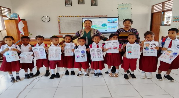 MPLS Hari Ke-4 SD GMIT Oehani: Menumbuhkan Pola Hidup Sehat dan Karakter Positif Melalui Pembelajaran yang Menyenangkan