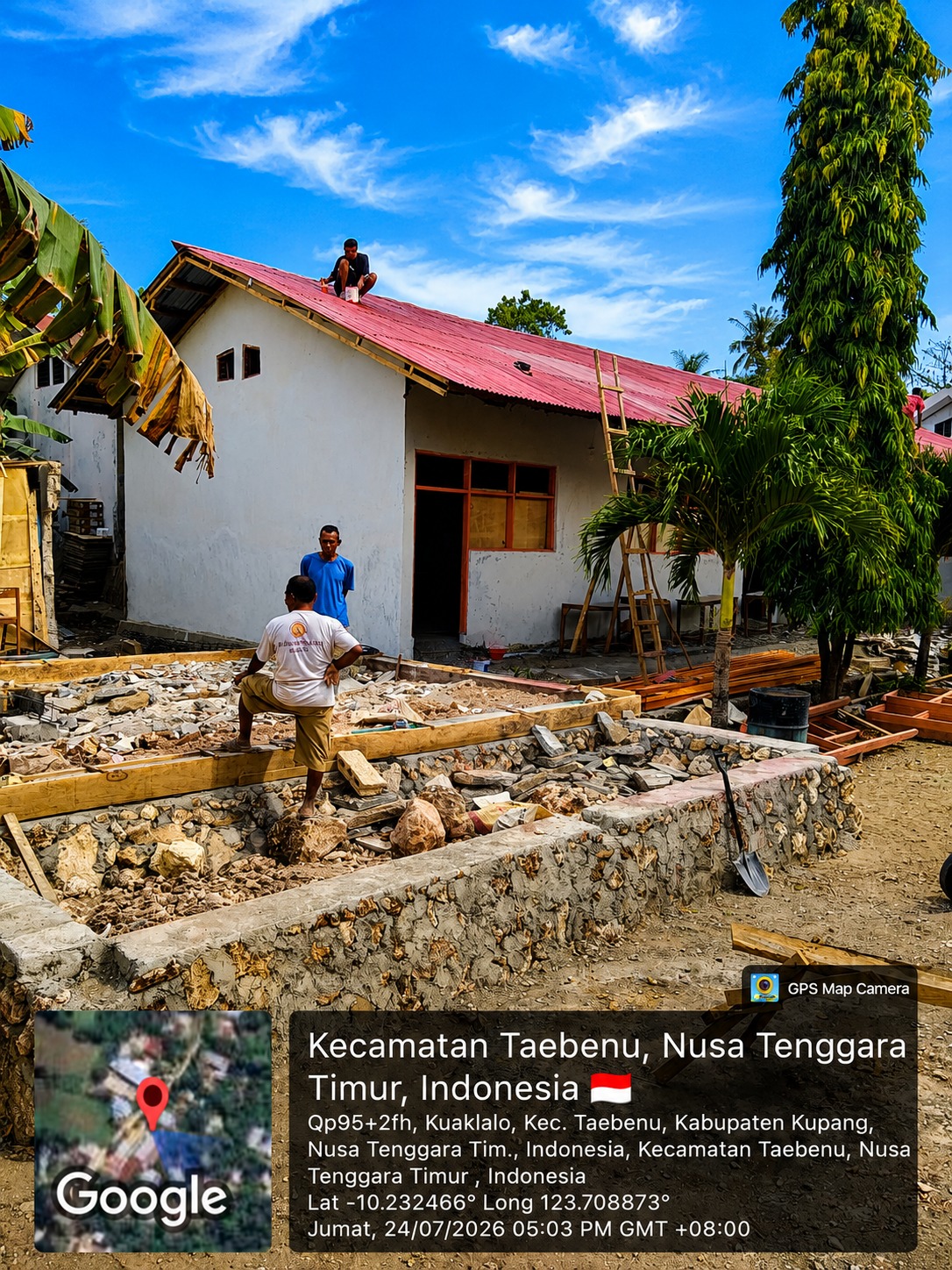 Pembangunan Revitalisasi SD GMIT Oehani Capai 22 Persen, Wujudkan Sekolah yang Lebih Layak dan Nyaman