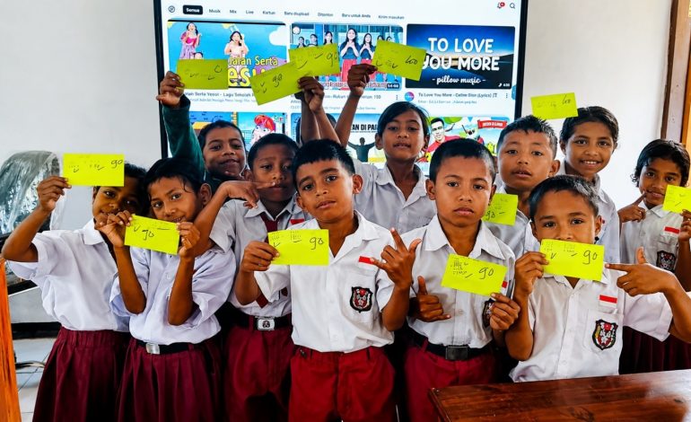 Matematika Jadi Menyenangkan! 13 Siswa Kelas 3 SD GMIT Oehani Mahir Menjumlahkan Bilangan Sampai 1.000 Tanpa Teknik Menyimpan